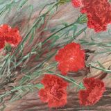 Vintage carnation painting