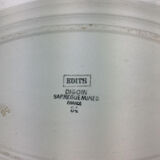 Plat ancien artisanal made in france Digoin Sarreguemines