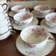 Tea set part by André Giraud - Limoges porcelain