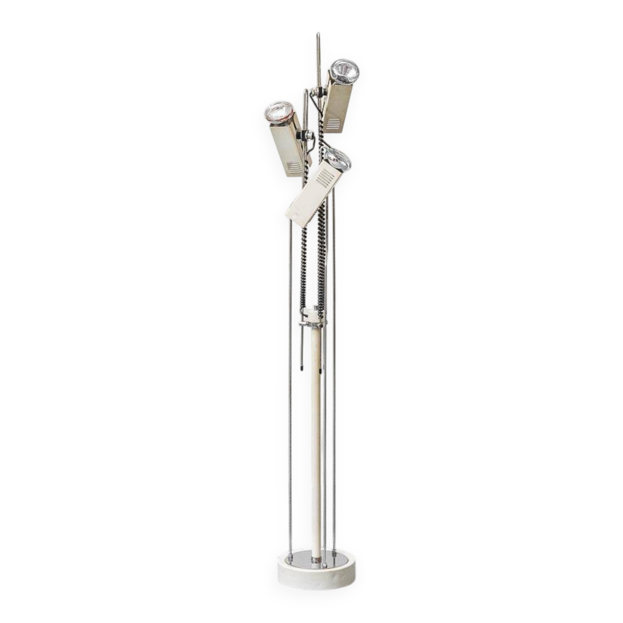 Vintage floor lamp in the style of Joe Colombo, space age design, 1970s