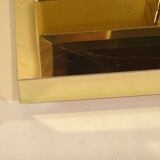 Mirror table lamp and brass 70s