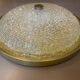 70s Murano glass gold ceiling light