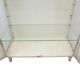 Old metal pharmacy cabinet medicine cupboard glass industrial 1950s