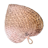 Fan braided palm leaf, 1980s