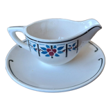 Digoin Sarreguemine sauceboat, Myrtil model