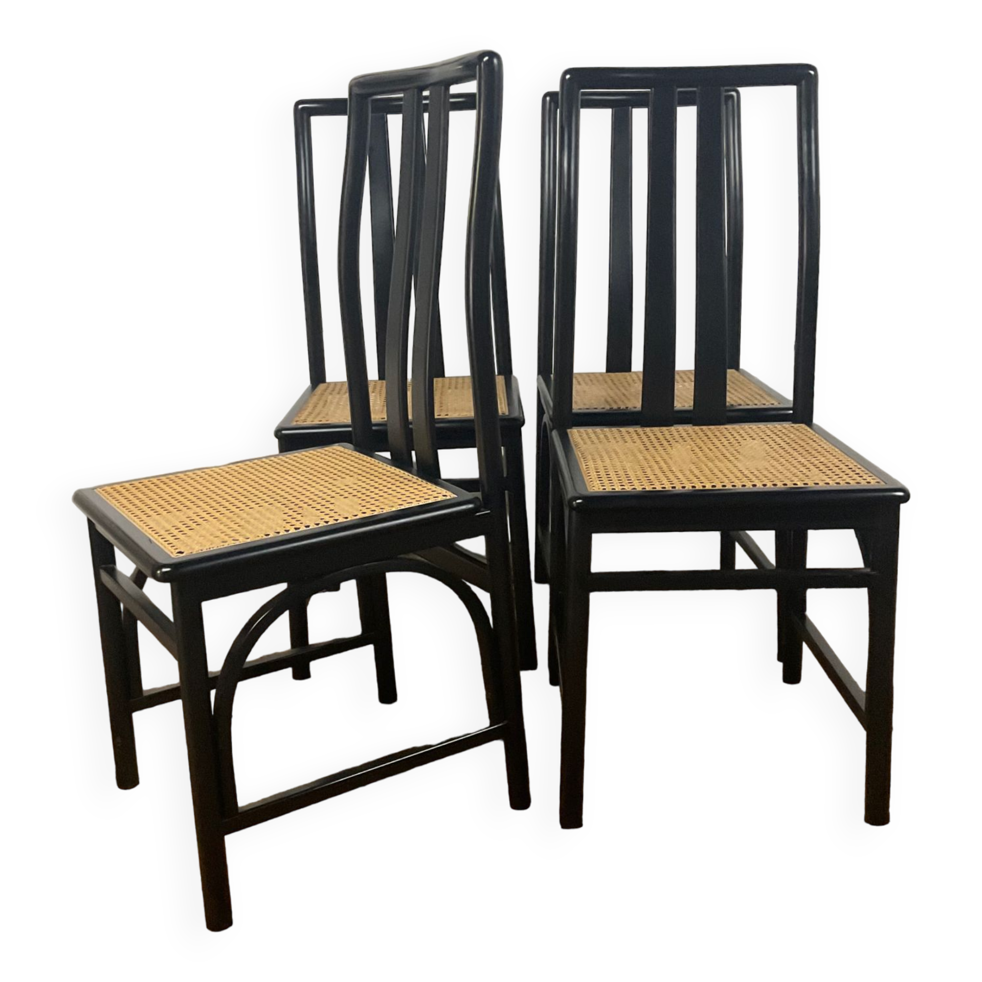 Series of 4 Annig Sarian chairs from the 80s