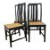 Series of 4 Annig Sarian chairs from the 80s