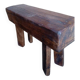 Brutalist bench/stool in solid wood