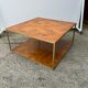 Elm magnifying glass squared coffee table