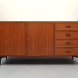 Enfilade des années 1960 en teck et formica