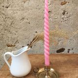 Vintage brass cellar rat candlestick