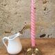 Vintage brass cellar rat candlestick