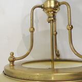 Glass and brass / vintage suspension