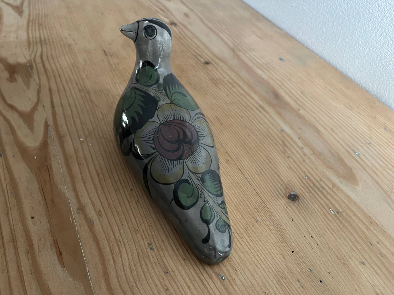 Vintage ceramic Mexican bird
