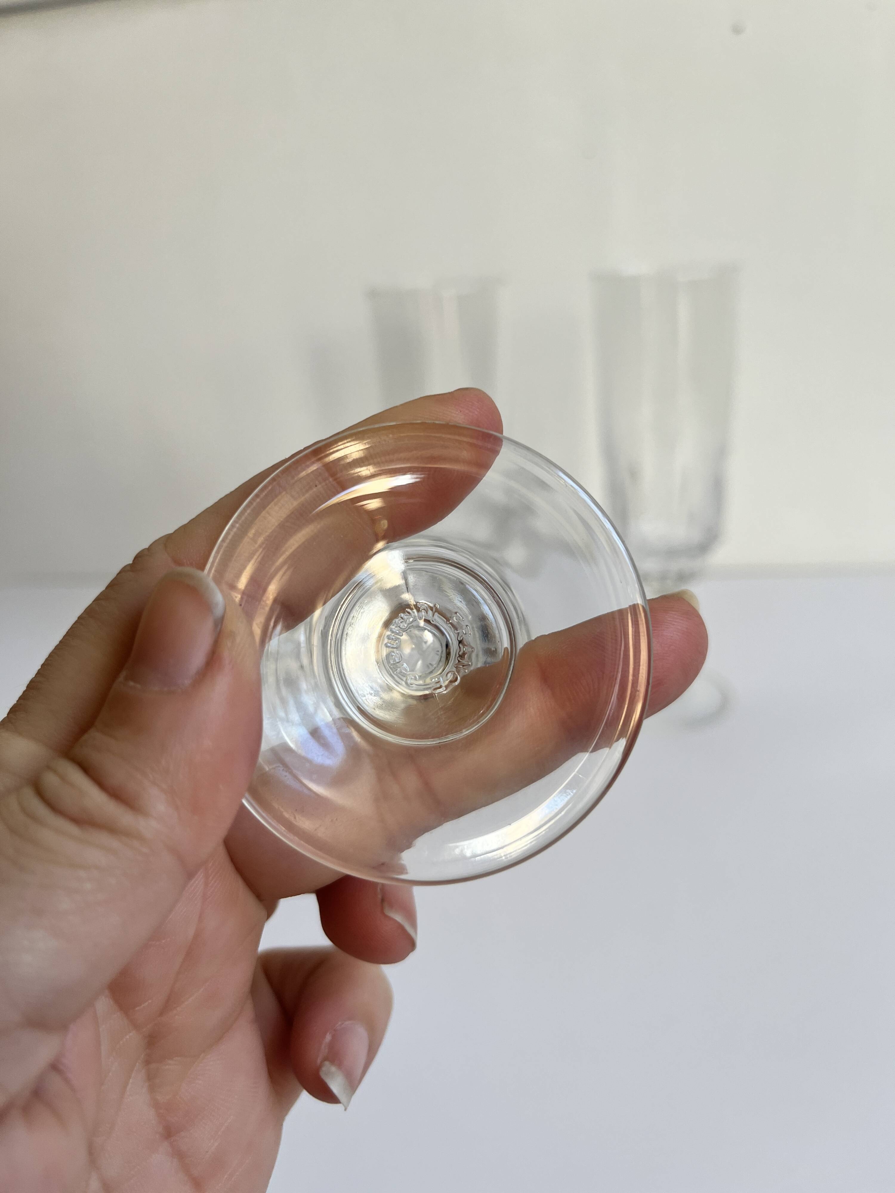 Vintage champagne flutes