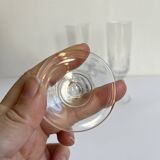 Vintage champagne flutes