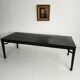 Table de salle à manger chinoise Qing noire (230 cm) — milieu à fin du XVIIIe siècle — laque d'origine