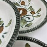 Set of 5 Boch Argenteuil soup plates