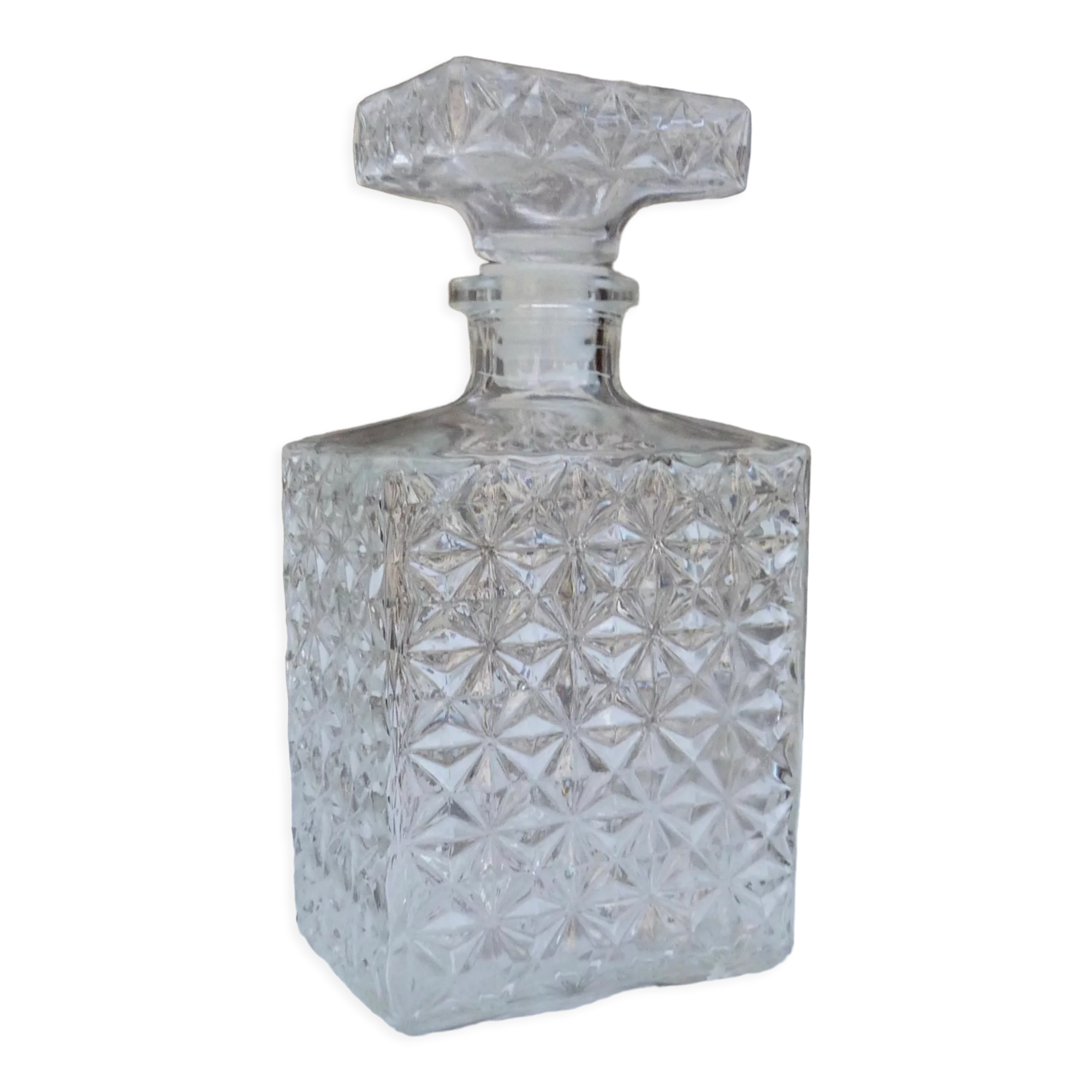 Glass whisky decanter