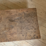 Table basse de ferme rustique ancienne en chêne