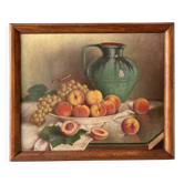 Still life with fruits, oil on canvas circa 1920