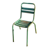 Chaise Tolix verte 1960