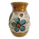 Ceramic vase with floral decoration "West Germany" 50s 60s