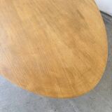 Oval coffee table beech 1980 Aalto Ikea