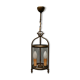 Patinated brass cage lantern, Louis XVI style, 70, France