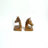 Brass horse bookends