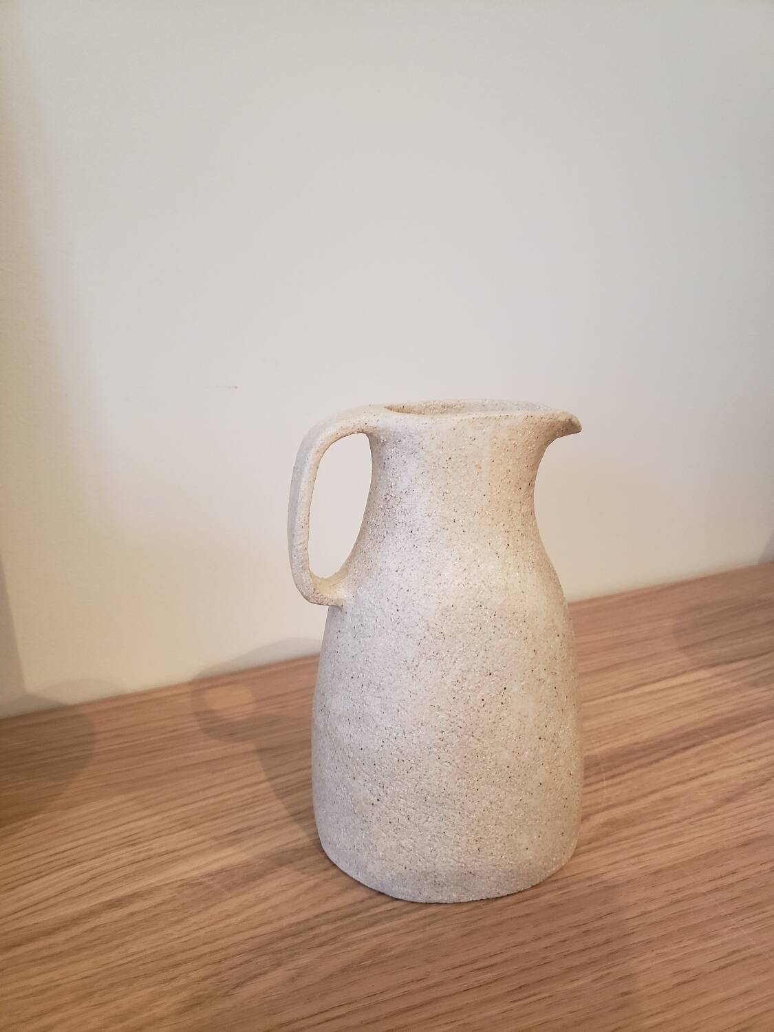 Stoneware pitcher