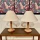 Paire de lampes Design scandinave 1960.