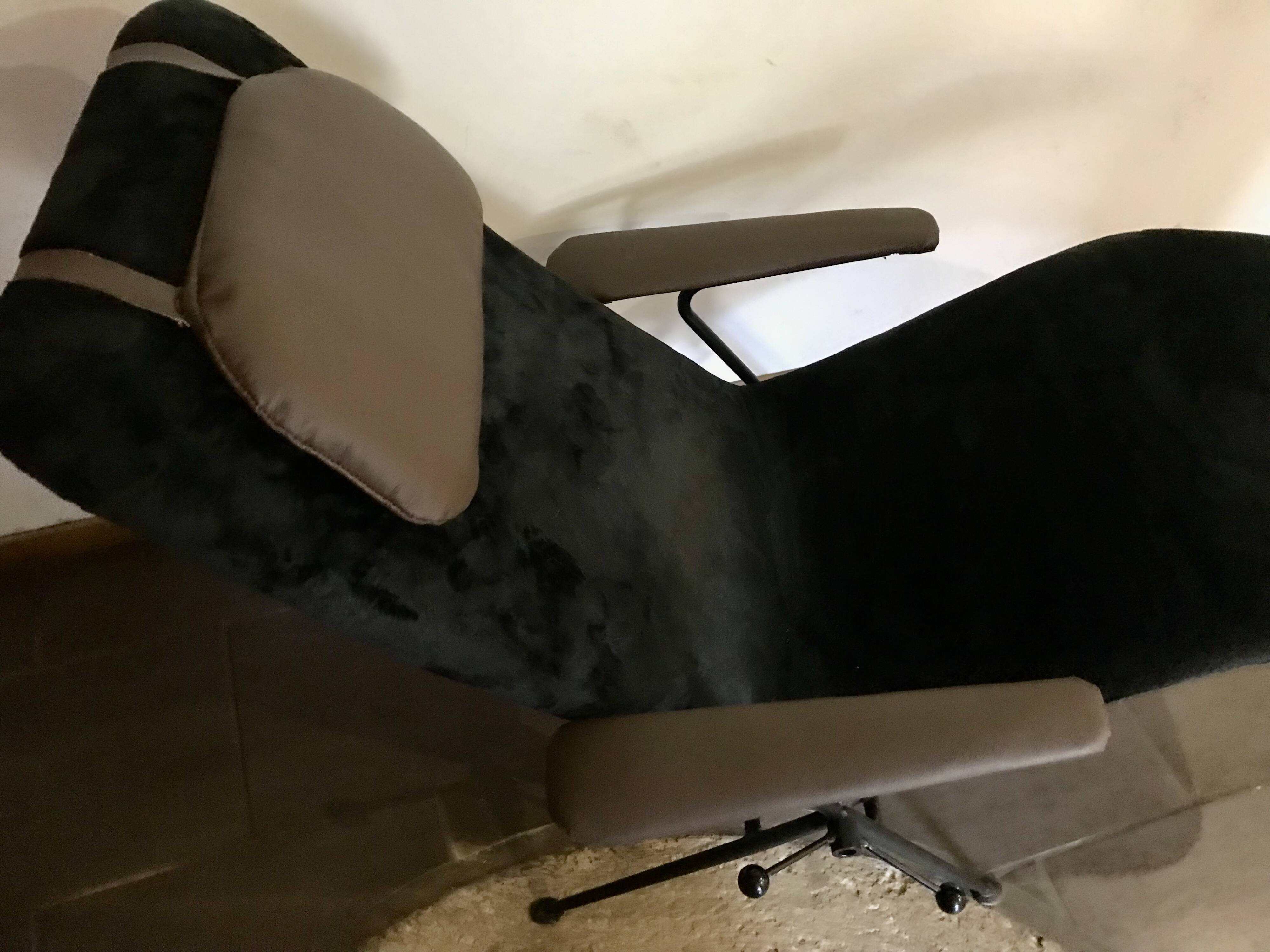 CHAISE LONGUE MODULABLE DESIGN 1950.