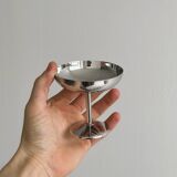 8 stainless steel footed bowls, Letang Remy style, made in France