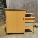 Vintage desk chest of drawers
