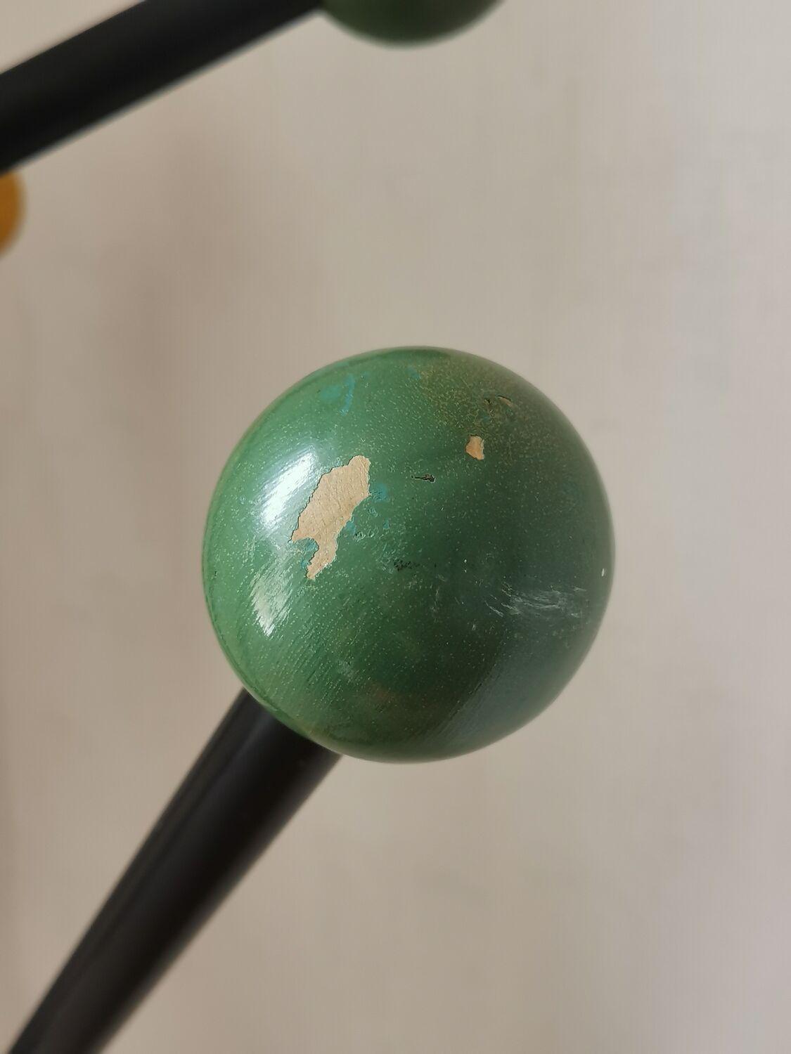 Vintage coat rack 50s balls