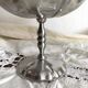 Jean Couzon matte stainless steel footed cups in box