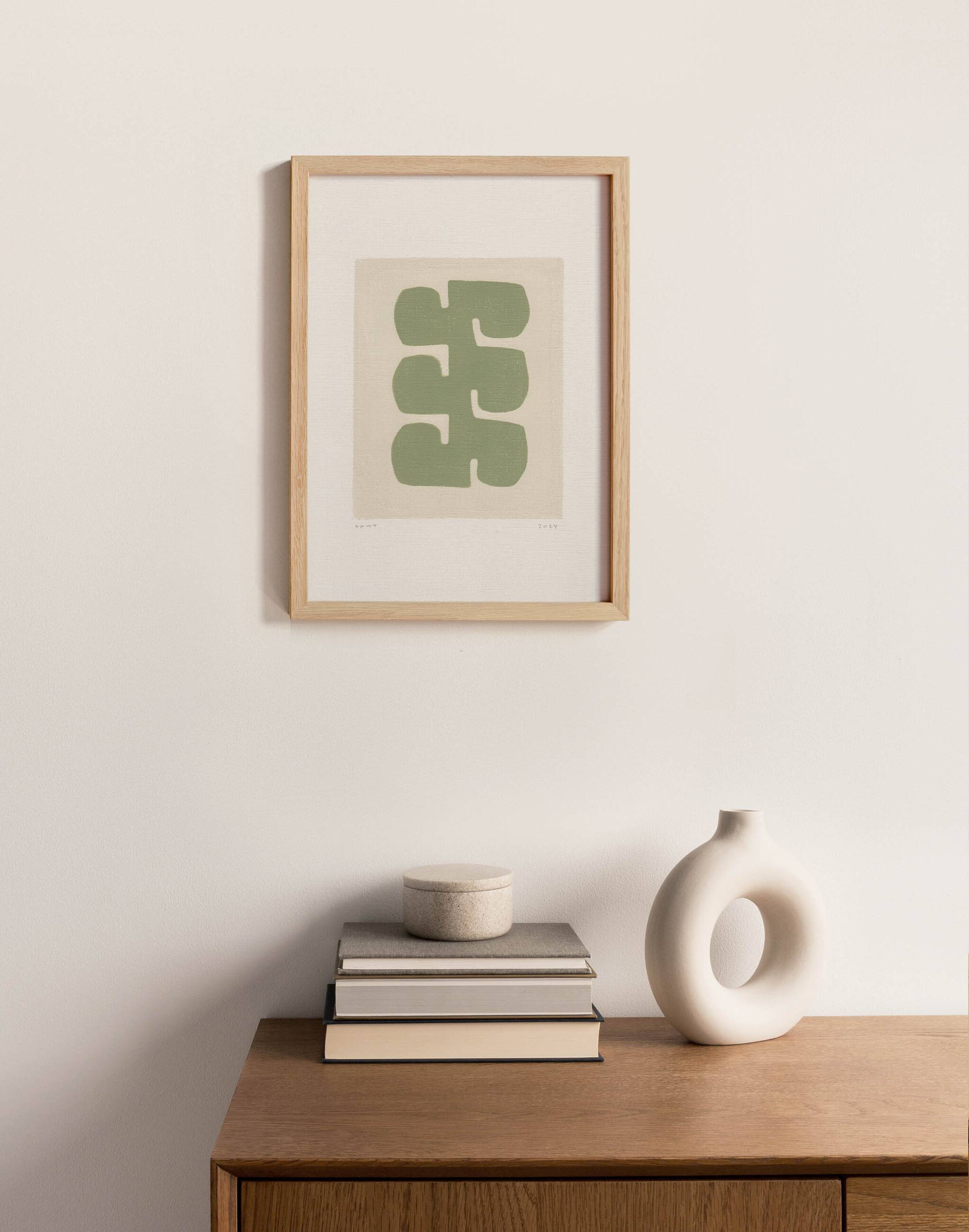 Peinture sur papier -Era - tableau signé Eawy