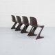 Lot de 4 chaises Z par Ernst Moeckl pour Horn Collection années 1970
