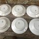 10 assiettes terre de fer. St Amand & Hamage. modèle Reigne
