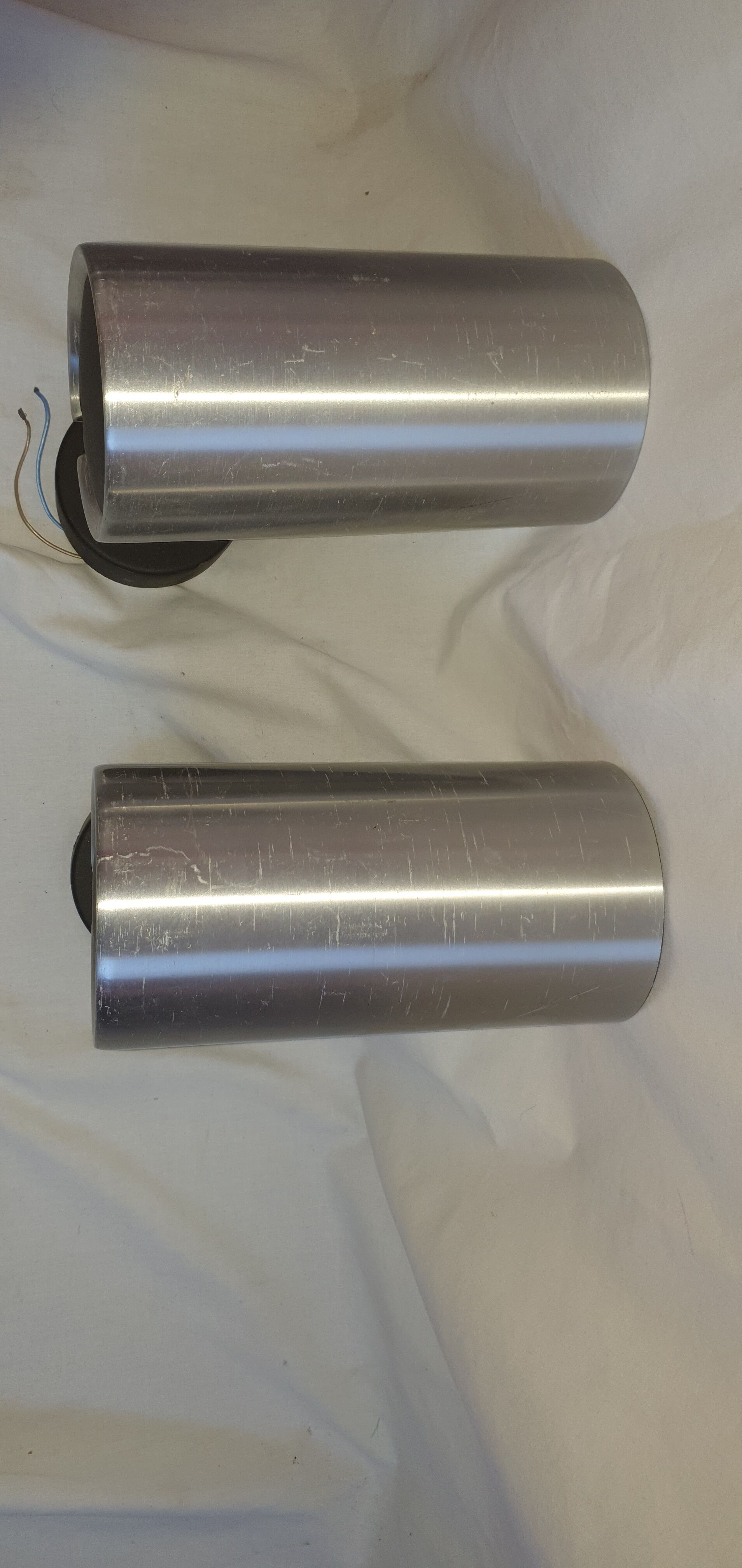 Pair of space age sconces from 1970