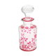 Flacon à parfum Baccarat dégagé à l'acide: Eglantier rouge