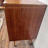 Meuble bar vintage en teck 1960