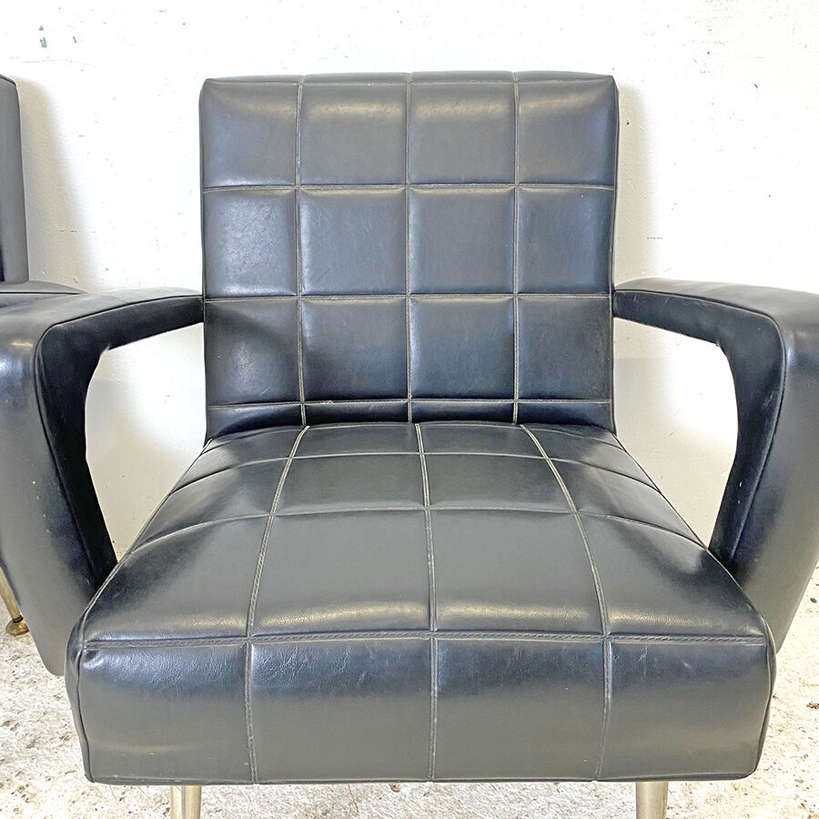 Paire de fauteuils vintage 60's