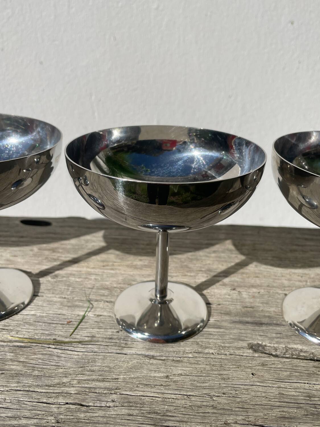 5 stainless steel cups