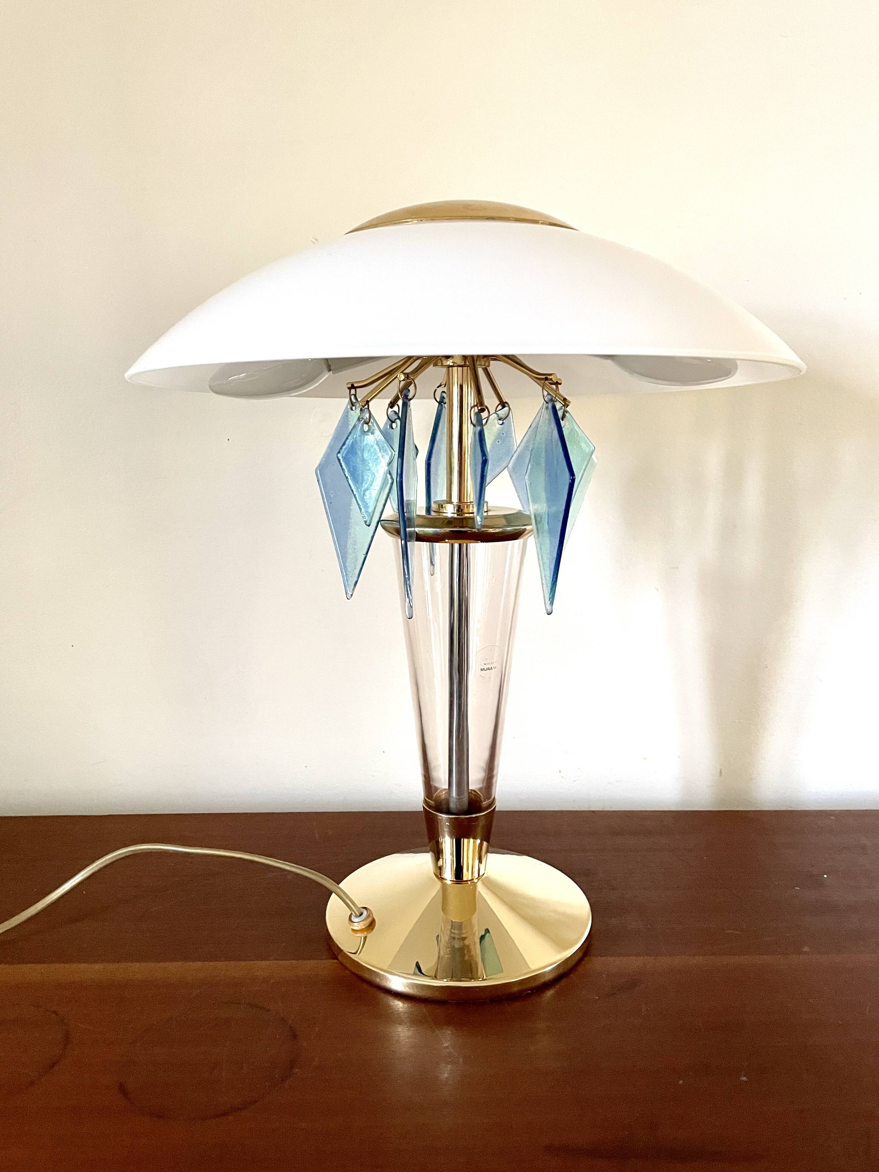 Lampe champignon Murano 1980