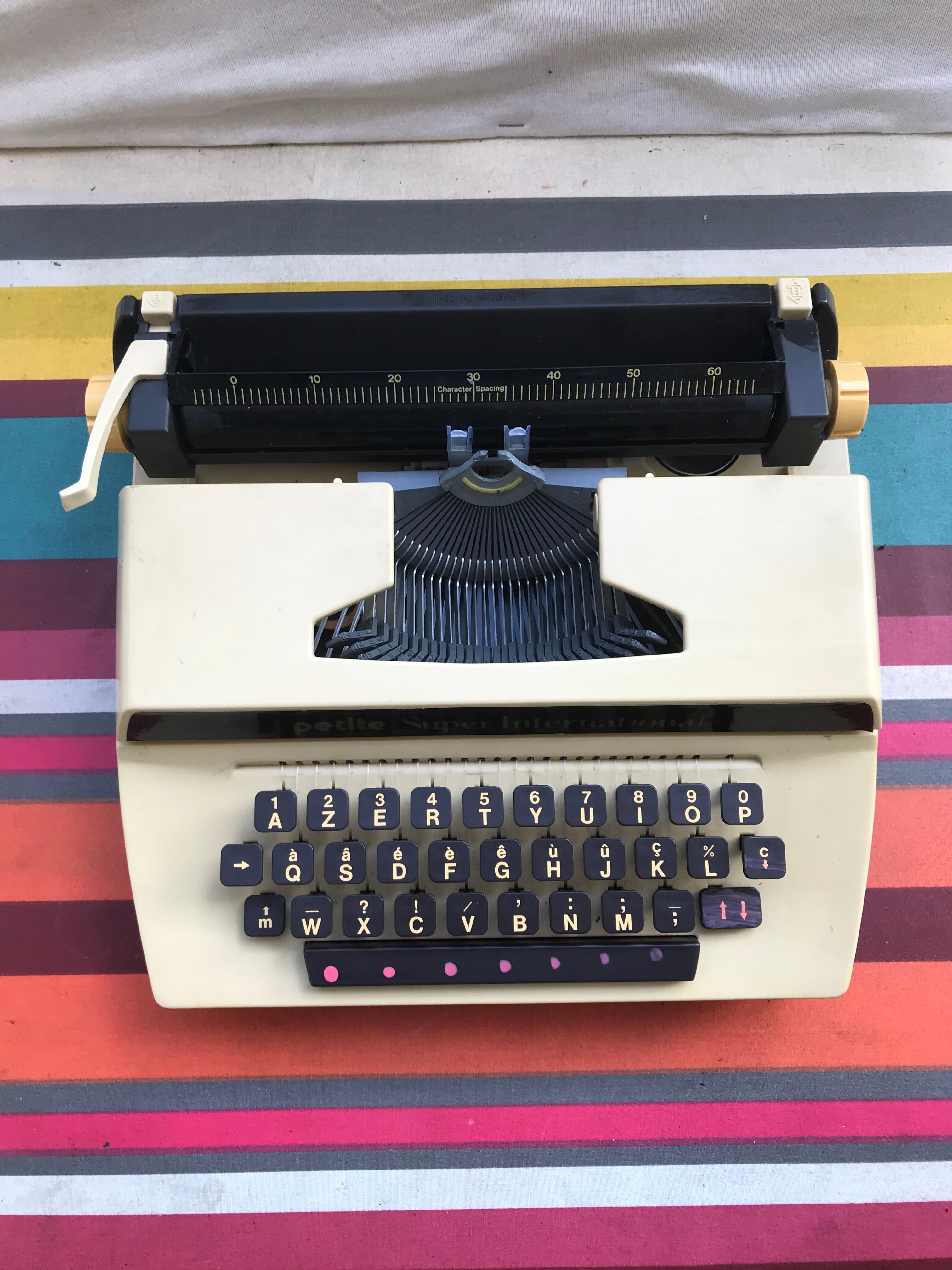Old children's typewriter