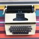 Old children's typewriter