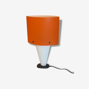 Lampe en plastique mou vintage orange