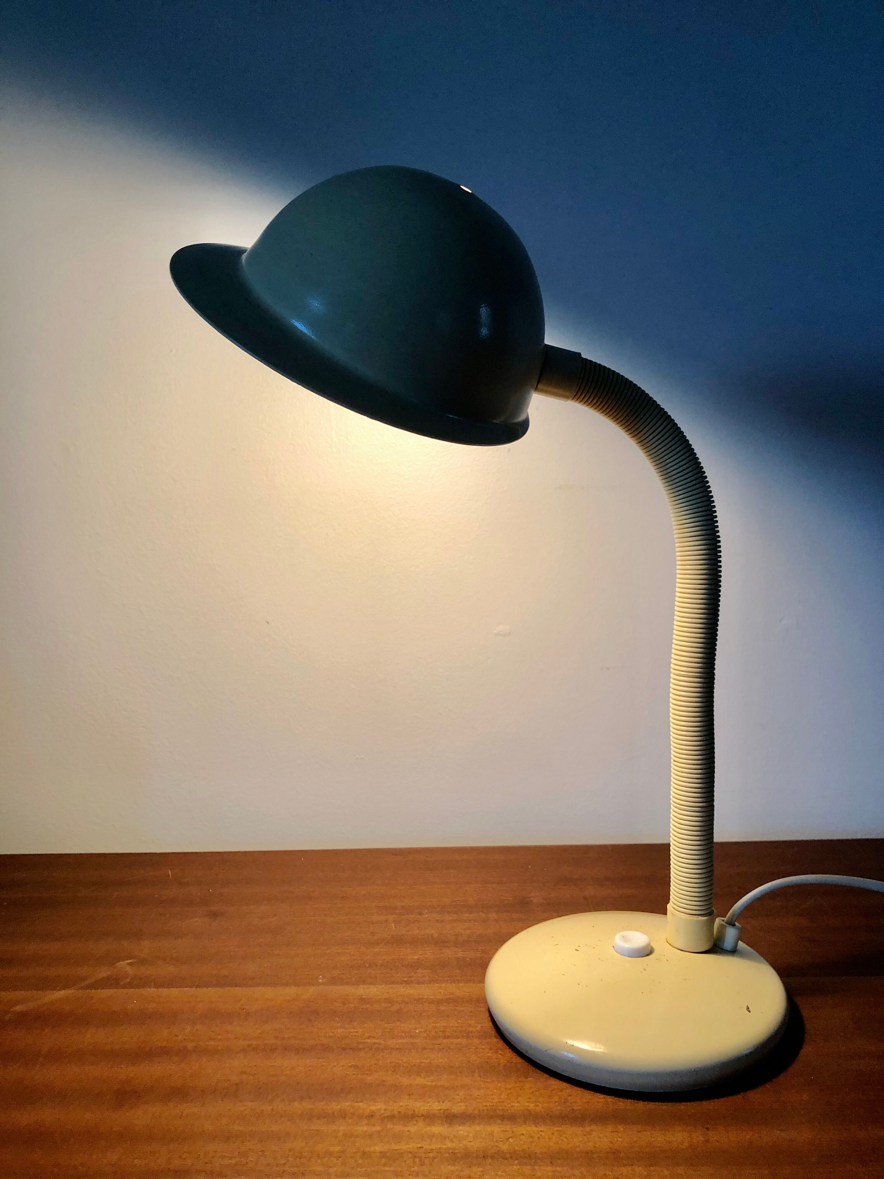Beige desk lamp Aluminor 1970
